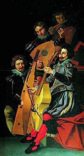 Reinhold Timm Christian IV's musicians. oil painting picture